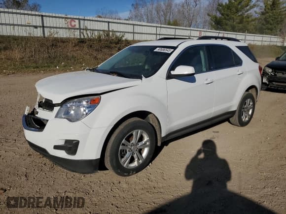 ✅ 2015 Chevrolet Equinox LT • VIN: 2GNFLBE37F6344996 • Лот: 90686545. Опубликован ранее на Copart с пробегом 126 000 миль. Бесплатный доступ к архиву аукционных продаж из США и подробный отчёт об истории автомобиля на DreamBid. Изображение 1.