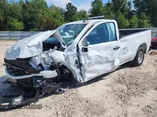 2025 Chevrolet Silverado 1500 Work Truck with VIN 3GCNAAEK0SG322154, listed as a Copart auction lot 84565045 with Not provided miles and Clean title. Bid and sale history available at DreamBid. Image 1.