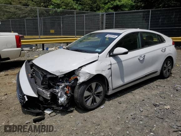 2019 Hyundai Ioniq Limited с VIN KMHC75LDXKU182821, выставлен на аукционе Copart как лот 58330184 с пробегом 49 726 миль миль и Списание • Salvage title. История ставок и продаж доступна на DreamBid. Изображение 1.