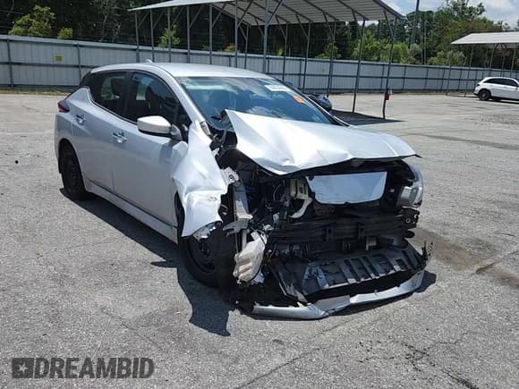 ✅ 2018 Nissan LEAF S • VIN: 1N4AZ1CP7JC306790 • Lot: 64834865. Listed on Copart with 78,167 mi. Free auction sales archive from the USA and detailed vehicle history report at DreamBid. Image 13.