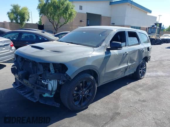 2021 Dodge Durango GT with VIN 1C4RDHDG1MC689049, listed as a IAAI auction lot 42655128 with 112,896 mi miles and . Bid and sale history available at DreamBid. Image 23.