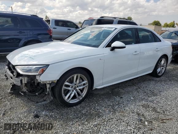 ✅ 2023 Audi A4 S line Premium Plus • VIN: WAUEAAF49PN011320 • Лот: 81150695. Опубликован ранее на Copart с пробегом 42 731 миль. Бесплатный доступ к архиву аукционных продаж из США и подробный отчёт об истории автомобиля на DreamBid. Изображение 1.