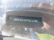 ✅ 2023 Honda Civic Sport • VIN: 2HGFE2F50PH514786 • Lot: 43433733. Listed on IAAI with Not provided. Free auction sales archive from the USA and detailed vehicle history report at DreamBid. Image 9.