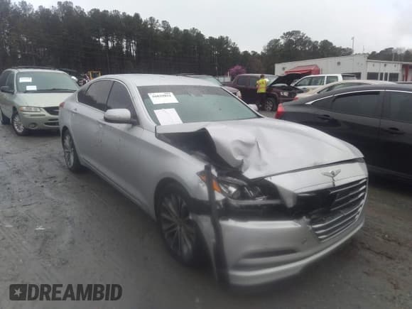 ✅ 2017 Genesis G80 3.8L • VIN: KMHGN4JE7HU196066 • Lot: 36029821. Listed on IAAI with 75,385 mi. Free auction sales archive from the USA and detailed vehicle history report at DreamBid. Image 1.