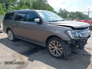 ✅ 2018 Ford Expedition Max Platinum • VIN: 1FMJK1LT4JEA51852 • Lot: 42307714. Listed on IAAI with 173,743 mi. Free auction sales archive from the USA and detailed vehicle history report at DreamBid. Image 1.