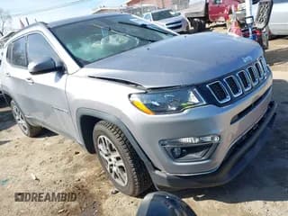 ✅ 2019 Jeep Compass Altitude • VIN: 3C4NJCBB8KT615792 • Lot: 41409049. Wystawiony na IAAI z przebiegiem 34 027 mil. Bezpłatny archiwum sprzedaży aukcyjnych z USA i szczegółowy raport historii pojazdu na DreamBid. Zdjęcie 1.
