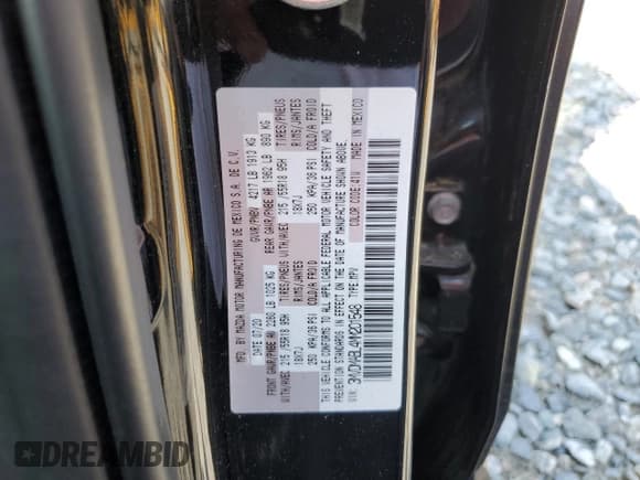 ✅ 2021 Mazda CX-30 Select • VIN: 3MVDMABL4MM201548 • Lot: 59916664. Wystawiony na Copart z przebiegiem 34 911 mil. Bezpłatny archiwum sprzedaży aukcyjnych z USA i szczegółowy raport historii pojazdu na DreamBid. Zdjęcie 14.