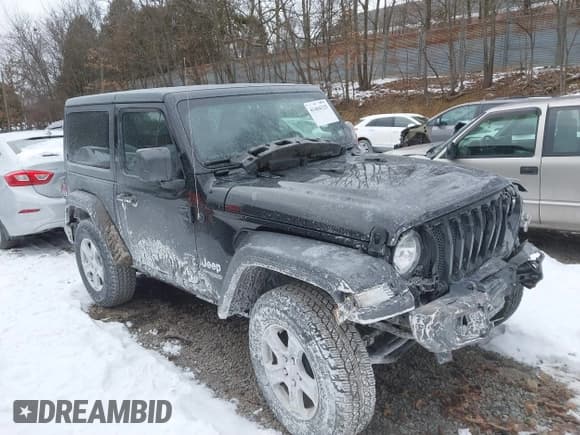 ✅ 2020 Jeep Wrangler Willys • VIN: 1C4GJXAG1LW118348 • Lot: 41404125. Listed on IAAI with 35,325 mi. Free auction sales archive from the USA and detailed vehicle history report at DreamBid. Image 1.