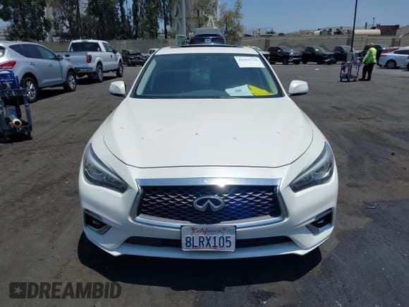 ✅ 2019 Infiniti Q50 Luxe • VIN: JN1EV7AP1KM517673 • Lot: 42555738. Listed on IAAI with 59,135 mi. Free auction sales archive from the USA and detailed vehicle history report at DreamBid. Image 12.