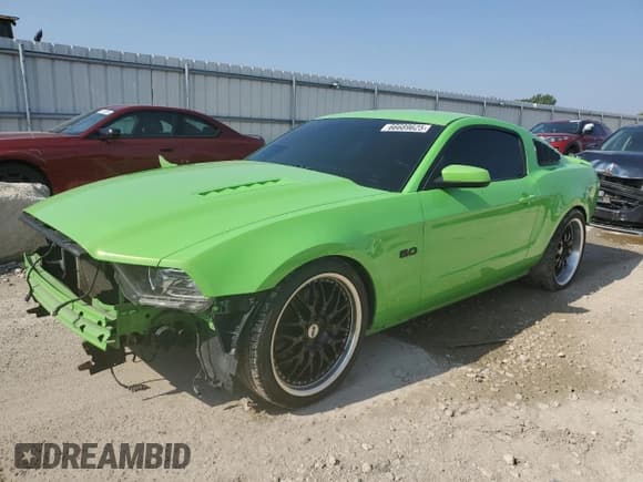 ✅ 2013 Ford Mustang GT • VIN: 1ZVBP8CF5D5238340 • Lot: 66689625. Listed on Copart with 119,459 mi. Free auction sales archive from the USA and detailed vehicle history report at DreamBid. Image 1.