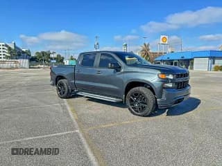 ✅ 2021 Chevrolet Silverado 1500 Custom • VIN: 3GCPYBEH9MG137165 • Lot: 96518115. Listed on Copart with 49,186 mi. Free auction sales archive from the USA and detailed vehicle history report at DreamBid. Image 1.