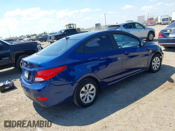 2016 Hyundai Accent SE z VIN KMHCT4AE1GU165379, wystawiony jako IAAI lot #43338467 z przebiegiem 116 366 mil mil oraz . Historia ofert i sprzedaży dostępna na DreamBid. Obrazek 4.