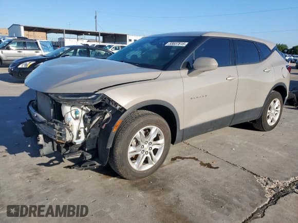 ✅ 2021 Chevrolet Blazer LT • VIN: 3GNKBCRSXMS542267 • Lot: 55837615. Listed on Copart with 53,369 mi. Free auction sales archive from the USA and detailed vehicle history report at DreamBid. Image 1.