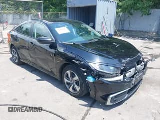 ✅ 2020 Honda Civic LX • VIN: 2HGFC2F61LH578442 • Lot: 42689480. Listed on IAAI with 130,446 mi. Free auction sales archive from the USA and detailed vehicle history report at DreamBid. Image 1.