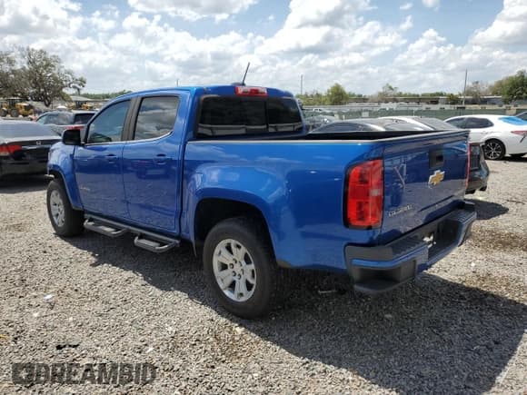 ✅ 2018 Chevrolet Colorado 2WD LT • VIN: 1GCGSCEA5J1207832 • Lot: 55453645. Listed on Copart with 92,831 mi. Free auction sales archive from the USA and detailed vehicle history report at DreamBid. Image 2.