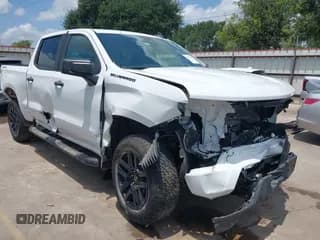 ✅ 2024 Chevrolet Silverado 1500 Custom • VIN: 1GCPDBEK8RZ241824 • Lot: 42467683. Listed on IAAI with 18,410 mi. Free auction sales archive from the USA and detailed vehicle history report at DreamBid. Image 1.