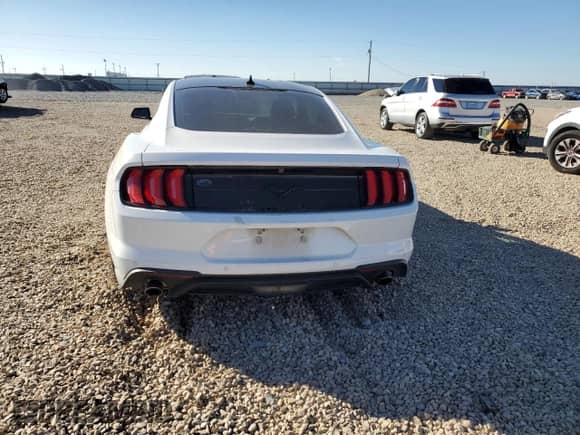 2022 Ford Mustang EcoBoost с VIN 1FA6P8TH5N5136355, выставлен на аукционе Copart как лот 87034355 с пробегом 39 968 миль миль и Списание • Salvage title. История ставок и продаж доступна на DreamBid. Изображение 6.