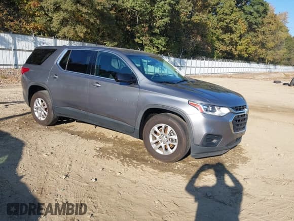 ✅ 2020 Chevrolet Traverse LS • VIN: 1GNERFKW7LJ125986 • Lot: 43445640. Wystawiony na IAAI z przebiegiem 93 583 mil. Bezpłatny archiwum sprzedaży aukcyjnych z USA i szczegółowy raport historii pojazdu na DreamBid. Zdjęcie 1.