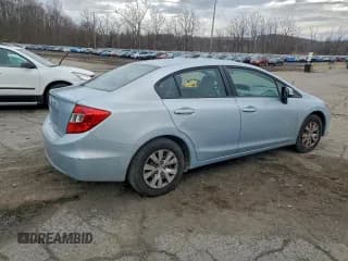 ✅ 2012 Honda Civic LX • VIN: 19XFB2F51CE029344 • Lot: 94092545. Listed on Copart with 134,200 mi. Free auction sales archive from the USA and detailed vehicle history report at DreamBid. Image 3.