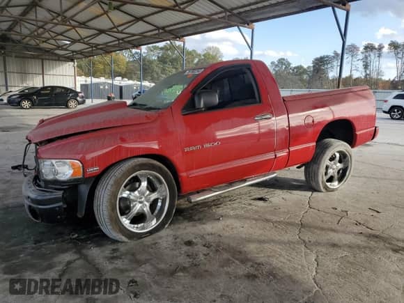 2005 Dodge 1500 SLT z VIN 1D7HA16D15J519260, wystawiony jako Copart lot #78780234 z przebiegiem 135 945 mil mil oraz Szkoda całkowita • Salvage title. Historia ofert i sprzedaży dostępna na DreamBid. Obrazek 1.