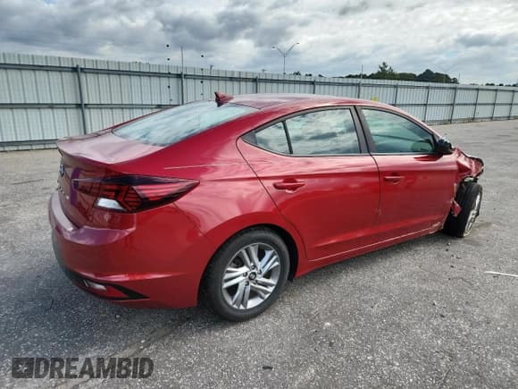 ✅ 2020 Hyundai Elantra SEL • VIN: KMHD84LF0LU905042 • Lot: 84861675. Listed on Copart with 35,622 mi. Free auction sales archive from the USA and detailed vehicle history report at DreamBid. Image 3.