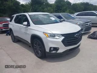 ✅ 2020 Chevrolet Traverse RS • VIN: 1GNERJKW0LJ250864 • Lot: 42599874. Listed on IAAI with 64,571 mi. Free auction sales archive from the USA and detailed vehicle history report at DreamBid. Image 1.