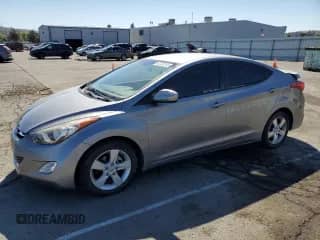2012 Hyundai Elantra GLS with VIN KMHDH4AE7CU454640, listed as a Copart auction lot 82335265 with 86,367 mi miles and Salvage title. Bid and sale history available at DreamBid. Image 1.