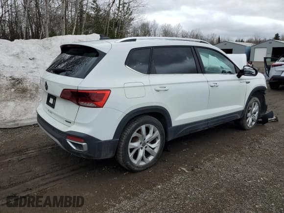 ✅ 2022 Volkswagen Taos SE • VIN: 3VVLX7B2XNM082339 • Lot: 50951215. Listed on Copart with Not provided. Free auction sales archive from the USA and detailed vehicle history report at DreamBid. Image 3.