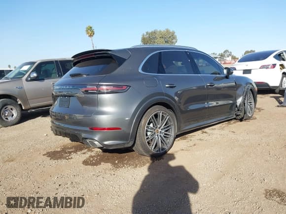 ✅ 2023 Porsche Cayenne Turbo • VIN: WP1AF2AY9PDA20588 • Lot: 41380763. Listed on IAAI with 10,787 mi. Free auction sales archive from the USA and detailed vehicle history report at DreamBid. Image 4.