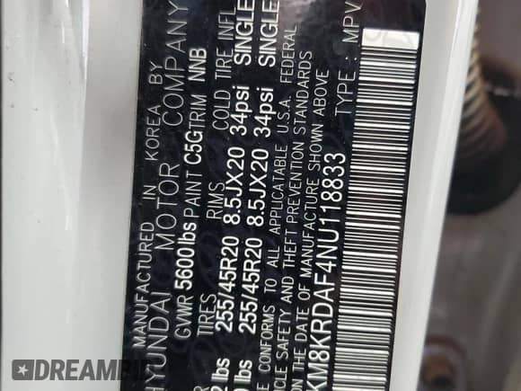 ✅ 2022 Hyundai Ioniq 5 Limited • VIN: KM8KRDAF4NU118833 • Лот: 70930755. Опубликован ранее на Copart с пробегом 29 906 миль. Бесплатный доступ к архиву аукционных продаж из США и подробный отчёт об истории автомобиля на DreamBid. Изображение 13.