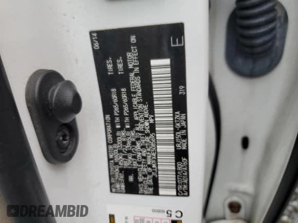 ✅ 2014 Lexus GX 460 Luxury • VIN: JTJJM7FX4E5085695 • Lot: 85398815. Wystawiony na Copart z przebiegiem 125 284 mil. Bezpłatny archiwum sprzedaży aukcyjnych z USA i szczegółowy raport historii pojazdu na DreamBid. Zdjęcie 13.