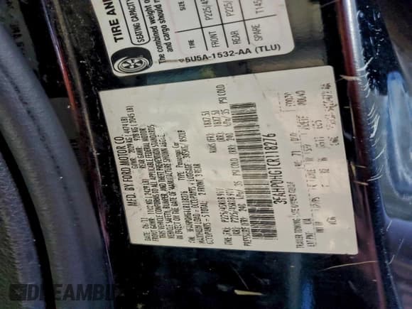 ✅ 2012 Ford Fusion SE • VIN: 3FAHP0HG1CR118276 • Lot: 94294785. Listed on Copart with 149,261 mi. Free auction sales archive from the USA and detailed vehicle history report at DreamBid. Image 12.