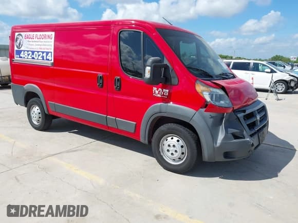 ✅ 2014 Ram ProMaster Cargo • VIN: 3C6TRVAG2EE121498 • Lot: 42581663. Wystawiony na IAAI z przebiegiem 123 449 mil. Bezpłatny archiwum sprzedaży aukcyjnych z USA i szczegółowy raport historii pojazdu na DreamBid. Zdjęcie 1.