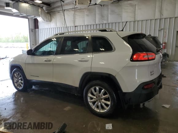 ✅ 2014 Jeep Cherokee Limited • VIN: 1C4PJMDS8EW281046 • Lot: 56736625. Listed on Copart with 124,398 mi. Free auction sales archive from the USA and detailed vehicle history report at DreamBid. Image 2.