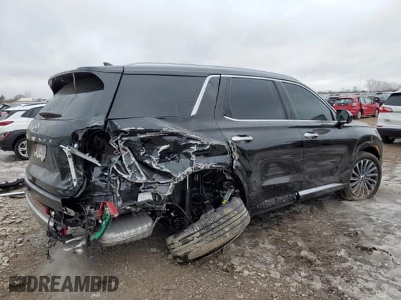 ✅ 2024 Hyundai Palisade Calligraphy • VIN: KM8R7DGE5RU804419 • Лот: 41489985. Опубликован ранее на Copart с пробегом 15 130 миль. Бесплатный доступ к архиву аукционных продаж из США и подробный отчёт об истории автомобиля на DreamBid. Изображение 3.