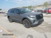 ✅ 2025 Ford Explorer ST-Line • VIN: 1FMUK8KH4SGB82126 • Lot: 43347333. Listed on IAAI with 14,248 mi. Free auction sales archive from the USA and detailed vehicle history report at DreamBid. Image 1.