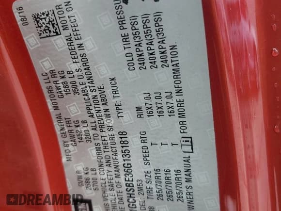 ✅ 2016 Chevrolet Colorado 2WD WT • VIN: 1GCHSBE36G1351818 • Лот: 64367445. Опубликован ранее на Copart с пробегом 87 060 миль. Бесплатный доступ к архиву аукционных продаж из США и подробный отчёт об истории автомобиля на DreamBid. Изображение 13.