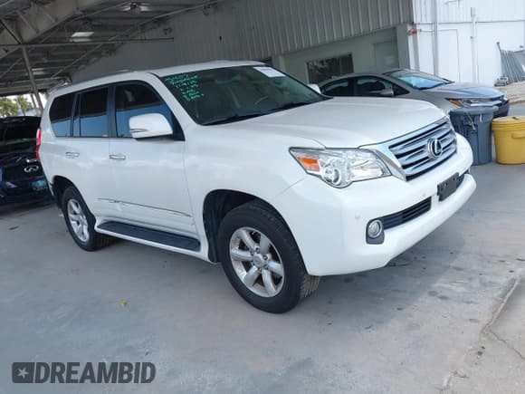 ✅ 2013 Lexus GX 460 • VIN: JTJBM7FX6D5056833 • Lot: 42859967. Wystawiony na IAAI z przebiegiem 161 753 mil. Bezpłatny archiwum sprzedaży aukcyjnych z USA i szczegółowy raport historii pojazdu na DreamBid. Zdjęcie 1.