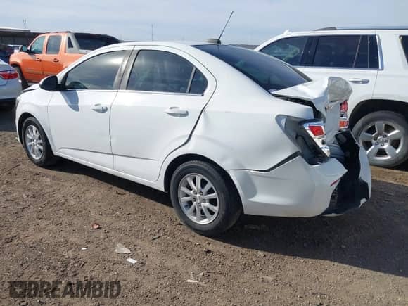 2017 Chevrolet Sonic LT with VIN 1G1JD5SBXH4178144, listed as a IAAI auction lot 41869622 with 110,238 mi miles and . Bid and sale history available at DreamBid. Image 3.