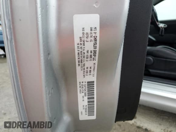 ✅ 2014 FIAT 500e • VIN: 3C3CFFGE0ET266858 • Lot: 43244475. Listed on Copart with 33,580 mi. Free auction sales archive from the USA and detailed vehicle history report at DreamBid. Image 12.