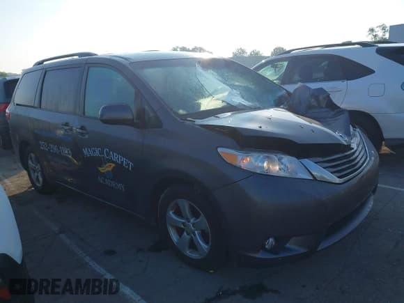 ✅ 2015 Toyota Sienna LE AAS • VIN: 5TDKK3DCXFS675224 • Lot: 42448400. Listed on IAAI with 152,705 mi. Free auction sales archive from the USA and detailed vehicle history report at DreamBid. Image 13.