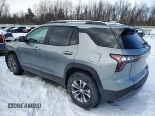 2025 Chevrolet Equinox AWD LT z VIN 3GNAXPEG8SL154290, wystawiony jako Copart lot #43781965 z przebiegiem 579 mil mil oraz Szkoda całkowita • Salvage title. Historia ofert i sprzedaży dostępna na DreamBid. Obrazek 2.