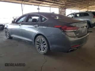 2015 Hyundai Genesis 3.8L z VIN KMHGN4JE5FU070396, wystawiony jako Copart lot #76513964 z przebiegiem 117 551 mil mil oraz Szkoda całkowita • Salvage title. Historia ofert i sprzedaży dostępna na DreamBid. Obrazek 2.