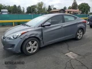 2013 Hyundai Elantra Limited with VIN 5NPDH4AE5DH245025, listed as a Copart auction lot 69885825 with Not provided miles and Clean title. Bid and sale history available at DreamBid. Image 1.