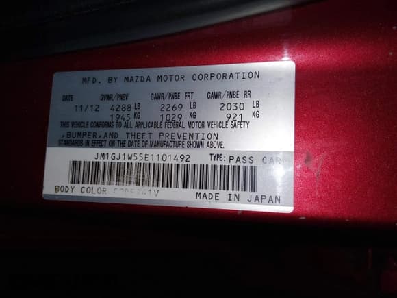 ✅ 2014 Mazda 6 i Grand Touring • VIN: JM1GJ1W55E1101492 • Lot: 43716290. Listed on IAAI with 151,453 mi. Free auction sales archive from the USA and detailed vehicle history report at DreamBid. Image 9.