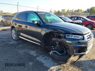 ✅ 2018 Audi Q5 Prestige • VIN: WA1CNAFY9J2140520 • Lot: 43575966. Listed on IAAI with 46,335 mi. Free auction sales archive from the USA and detailed vehicle history report at DreamBid. Image 1.