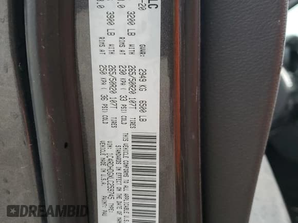 ✅ 2020 Dodge Durango GT Plus • VIN: 1C4RDHDGXLC259745 • Lot: 48559235. Listed on Copart with 91,880 mi. Free auction sales archive from the USA and detailed vehicle history report at DreamBid. Image 14.