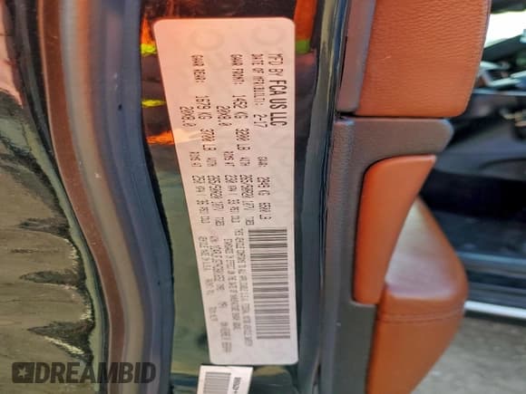 ✅ 2017 Jeep Grand Cherokee Summit • VIN: 1C4RJFJG7HC801652 • Lot: 93849635. Listed on Copart with 168,589 mi. Free auction sales archive from the USA and detailed vehicle history report at DreamBid. Image 13.