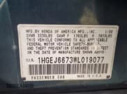 ✅ 1998 Honda Civic LX • VIN: 1HGEJ6673WL019077 • Лот: 69975385. Опубликован ранее на Copart с пробегом 163 554 миль. Бесплатный доступ к архиву аукционных продаж из США и подробный отчёт об истории автомобиля на DreamBid. Изображение 12.