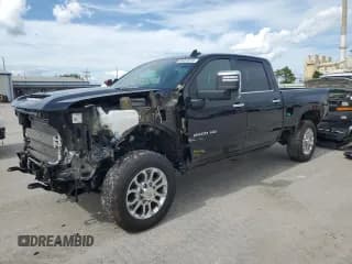 ✅ 2024 Chevrolet Silverado 2500HD LTZ • VIN: 2GC4YPEY9R1158971 • Lot: 63022015. Listed on Copart with 23,141 mi. Free auction sales archive from the USA and detailed vehicle history report at DreamBid. Image 1.
